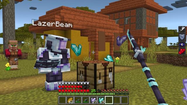 Screenshot of the Minecraft Bedrock Marketplace product WEAPONS Add-On created by Lothiredon.