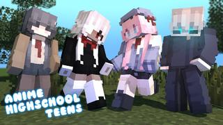 Thumbnail of the Minecraft Bedrock Marketplace product Anime Highschool Teens created by Lua Studios.