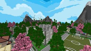 Screenshot of the Minecraft Bedrock Marketplace product Anime School Roleplay created by Lua Studios.