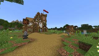 Screenshot of the Minecraft Bedrock Marketplace product Block SMP created by Lua Studios.