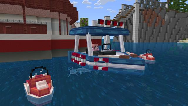 Screenshot of the Minecraft Bedrock Marketplace product Cruise Ship created by Lua Studios.