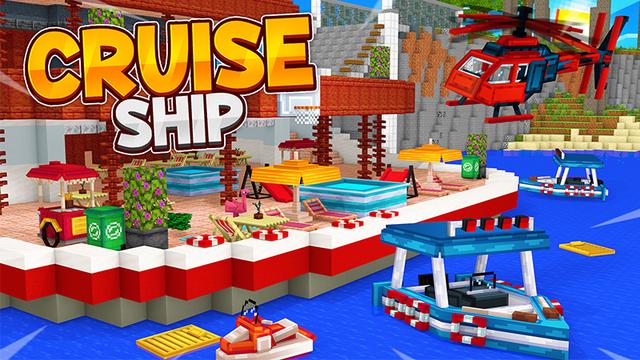 Thumbnail of the Minecraft Bedrock Marketplace product Cruise Ship created by Lua Studios.