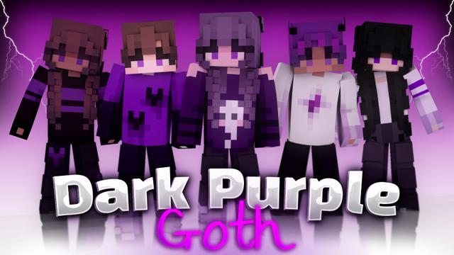Thumbnail of the Minecraft Bedrock Marketplace product Dark Purple Goth created by Lua Studios.