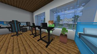 Screenshot of the Minecraft Bedrock Marketplace product Gamer Life created by Lua Studios.