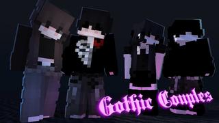 Thumbnail of the Minecraft Bedrock Marketplace product Goth Teen Couples created by Lua Studios.