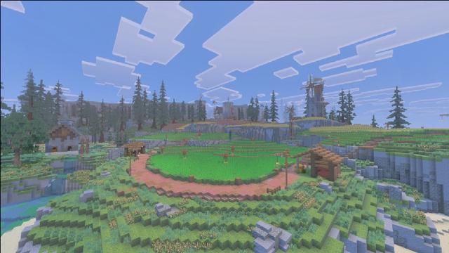 Screenshot of the Minecraft Bedrock Marketplace product Luararia Kingdom! created by Lua Studios.