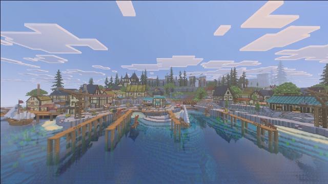 Screenshot of the Minecraft Bedrock Marketplace product Luararia Kingdom! created by Lua Studios.