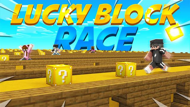 Thumbnail of the Minecraft Bedrock Marketplace product Lucky Block Race created by Lua Studios.