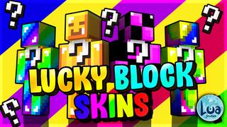 Thumbnail of the Minecraft Bedrock Marketplace product Lucky Block Skins created by Lua Studios.