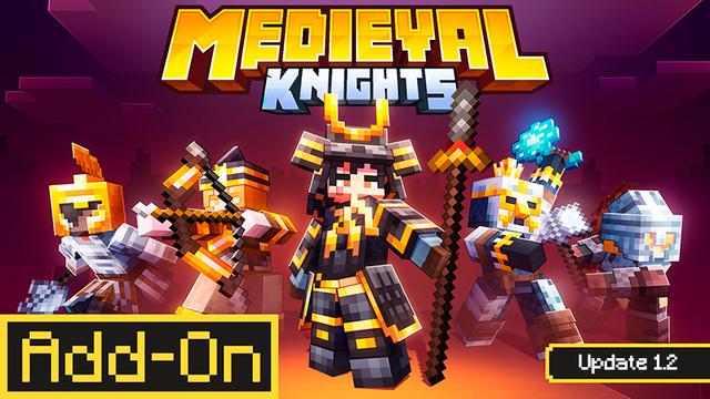 Thumbnail of the Minecraft Bedrock Marketplace product Medieval Knights! created by Lua Studios.