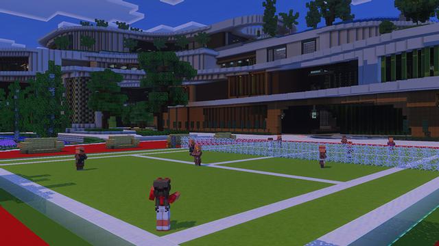 Screenshot of the Minecraft Bedrock Marketplace product Mega Modern Mansion created by Lua Studios.