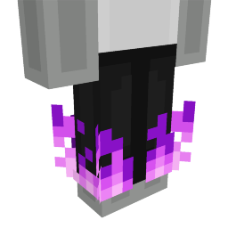 Thumbnail of the Minecraft Bedrock Marketplace product Mega Purple Fire Pants created by Lua Studios.