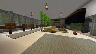 Screenshot of the Minecraft Bedrock Marketplace product Modern Mansion created by Lua Studios.