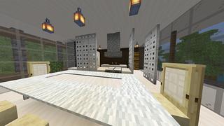 Screenshot of the Minecraft Bedrock Marketplace product Modern Mansion created by Lua Studios.