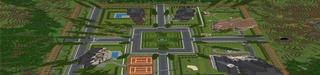 Panorama of the Minecraft Bedrock Marketplace product Modern Mansions+ created by Lua Studios.