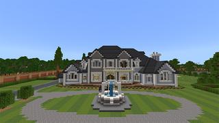 Screenshot of the Minecraft Bedrock Marketplace product Modern Mansions+ created by Lua Studios.