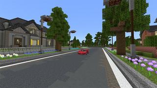 Screenshot of the Minecraft Bedrock Marketplace product Modern Mansions+ created by Lua Studios.