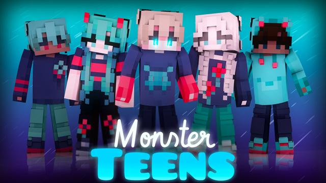 Thumbnail of the Minecraft Bedrock Marketplace product Monster Teens created by Lua Studios.