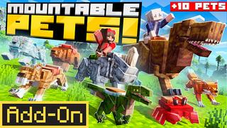 Thumbnail of the Minecraft Bedrock Marketplace product Mountable Pets! created by Lua Studios.
