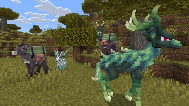 Screenshot of the Minecraft Bedrock Marketplace product Mythical Pets created by Lua Studios.
