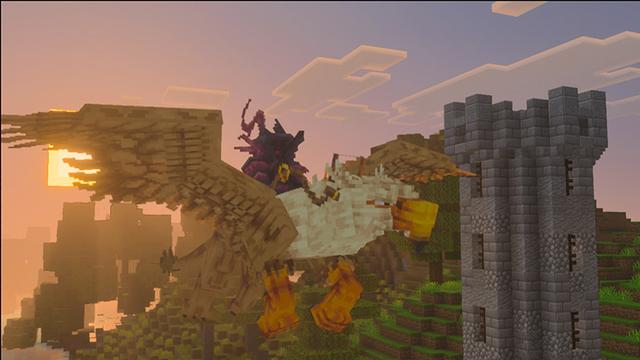 Screenshot of the Minecraft Bedrock Marketplace product Mythics & Magic! created by Lua Studios.