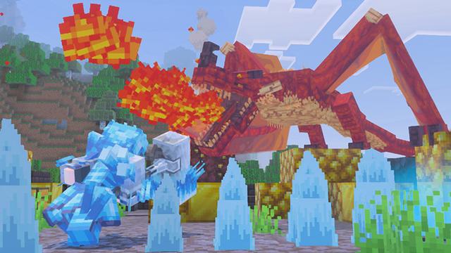 Screenshot of the Minecraft Bedrock Marketplace product Mythics & Magic! created by Lua Studios.