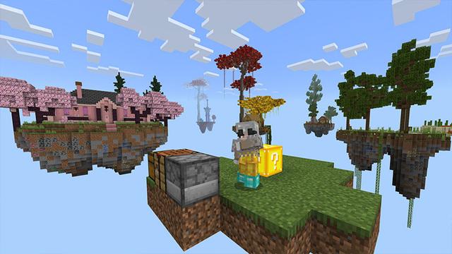 Screenshot of the Minecraft Bedrock Marketplace product ONE BLOCK created by Lua Studios.