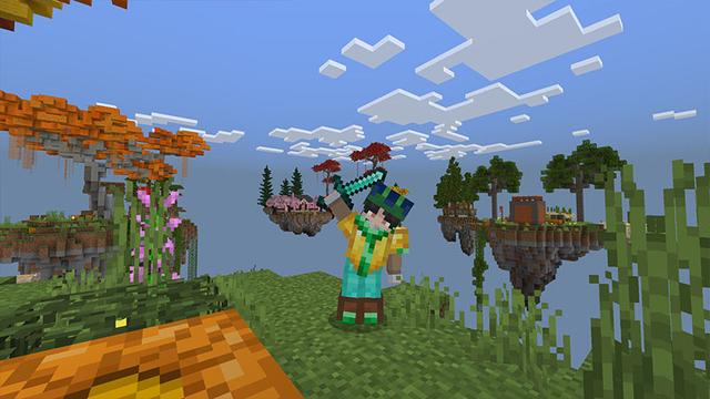 Screenshot of the Minecraft Bedrock Marketplace product ONE BLOCK created by Lua Studios.