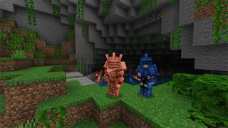 Screenshot of the Minecraft Bedrock Marketplace product Ore Armor Expansion! created by Lua Studios.