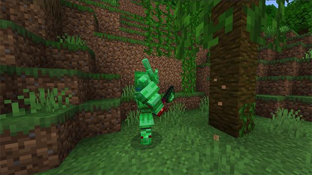 Screenshot of the Minecraft Bedrock Marketplace product Ore Armor Expansion! created by Lua Studios.