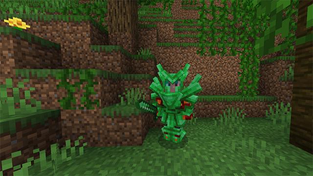 Screenshot of the Minecraft Bedrock Marketplace product Ore Armor Expansion! created by Lua Studios.