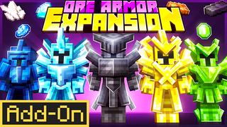 Thumbnail of the Minecraft Bedrock Marketplace product Ore Armor Expansion! created by Lua Studios.