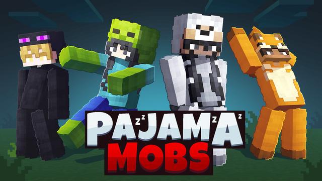 Thumbnail of the Minecraft Bedrock Marketplace product Pajama Mobs created by Lua Studios.