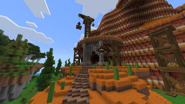 Screenshot of the Minecraft Bedrock Marketplace product Perfect Starter Base! created by Lua Studios.