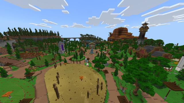 Screenshot of the Minecraft Bedrock Marketplace product Perfect Starter Base! created by Lua Studios.