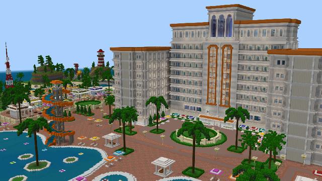 Screenshot of the Minecraft Bedrock Marketplace product Player Paradise! created by Lua Studios.