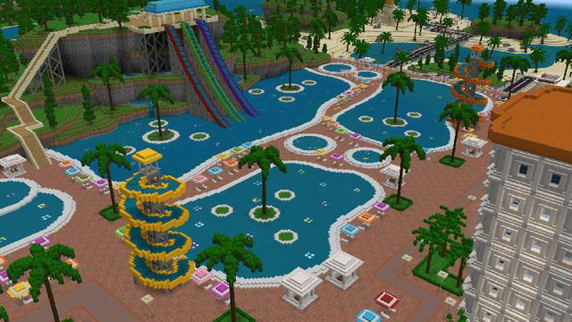 Screenshot of the Minecraft Bedrock Marketplace product Player Paradise! created by Lua Studios.