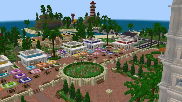 Screenshot of the Minecraft Bedrock Marketplace product Player Paradise! created by Lua Studios.