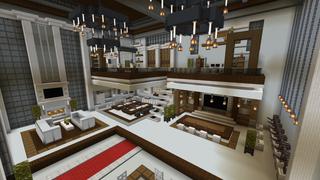 Screenshot of the Minecraft Bedrock Marketplace product Rich Bunker created by Lua Studios.