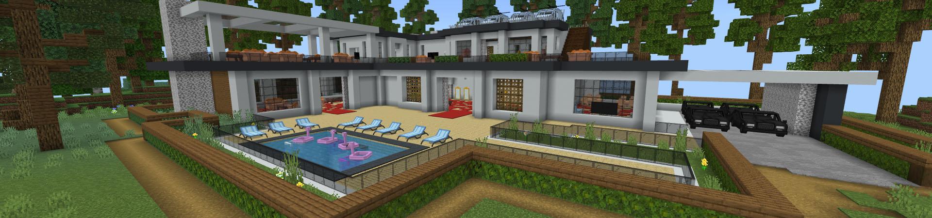 Panorama of the Minecraft Bedrock Marketplace product Rich Life created by Lua Studios.