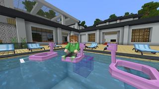 Screenshot of the Minecraft Bedrock Marketplace product Rich Life created by Lua Studios.