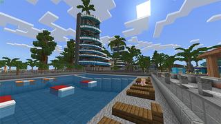 Screenshot of the Minecraft Bedrock Marketplace product Sallys Resort Roleplay! created by Lua Studios.