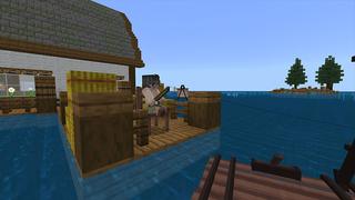 Screenshot of the Minecraft Bedrock Marketplace product SeaRaft created by Lua Studios.