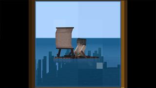 Screenshot of the Minecraft Bedrock Marketplace product SeaRaft created by Lua Studios.