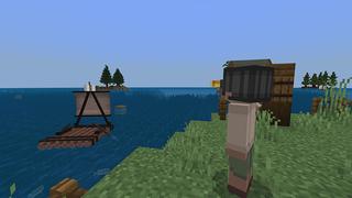 Screenshot of the Minecraft Bedrock Marketplace product SeaRaft created by Lua Studios.