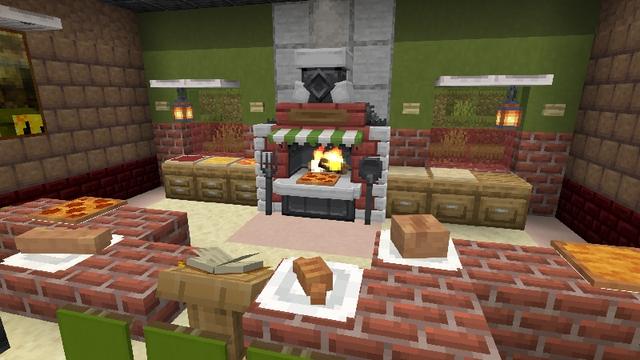 Screenshot of the Minecraft Bedrock Marketplace product Cooking created by Lunar Client.