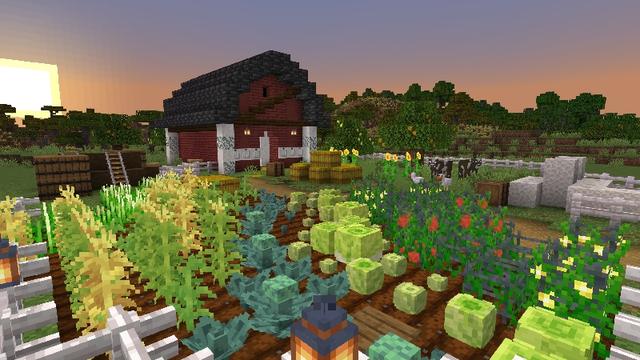 Screenshot of the Minecraft Bedrock Marketplace product Cooking created by Lunar Client.