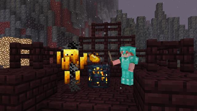 Screenshot of the Minecraft Bedrock Marketplace product Ender Rooms created by Lunar Client.