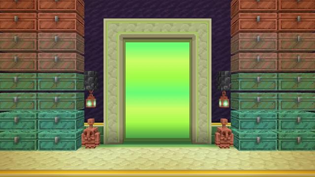 Screenshot of the Minecraft Bedrock Marketplace product Ender Rooms created by Lunar Client.