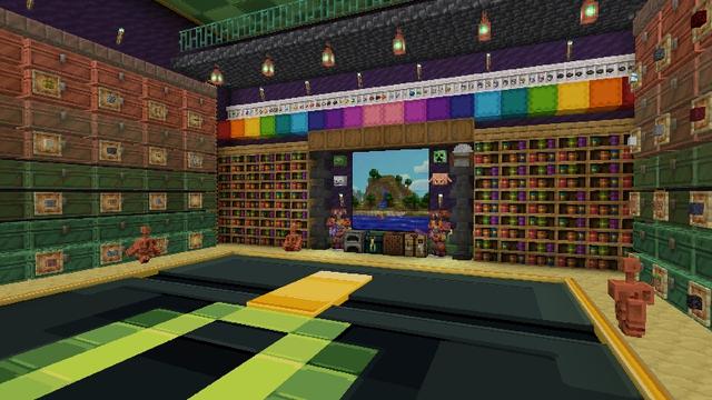 Screenshot of the Minecraft Bedrock Marketplace product Ender Rooms created by Lunar Client.